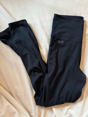 Under Armour Black Fitted Training Leggings with Logo